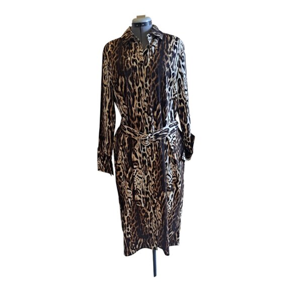 INC International Concepts Leopard Print Maxi Wrap Dress – Size XL, NWT - Picture 1 of 6